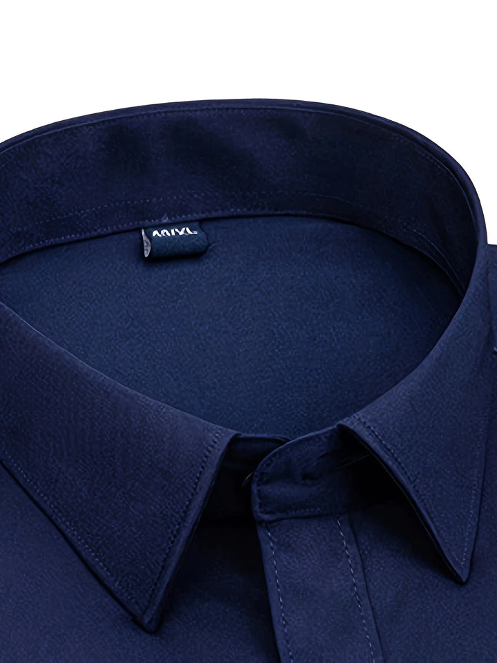 Ezra – Elegancka Koszula o Dopasowanym Kroju z Guzikami