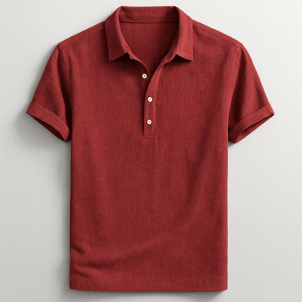 Raymond - Modna Koszulka Polo z lnu