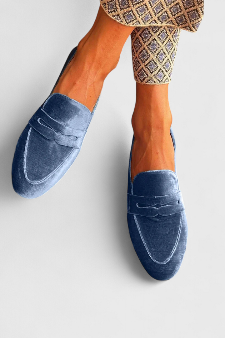 Navarro – Eleganckie Mokasyny z Patchworkowym Wzorem