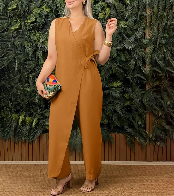 Betsy – Elegancki Kombinezon Bez Rękawów