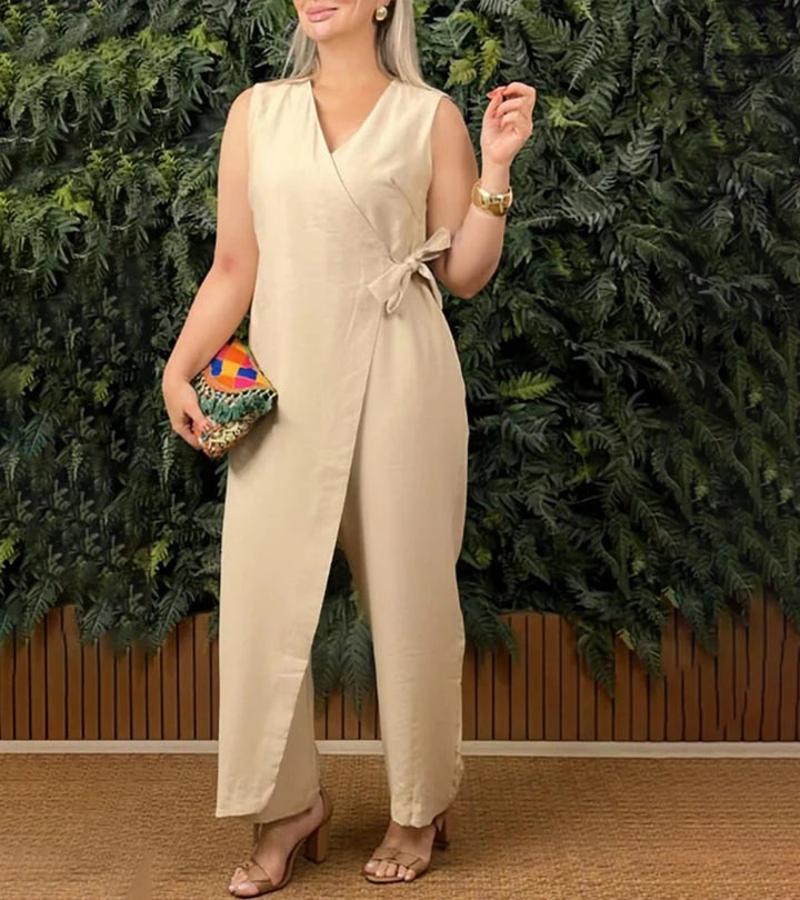 Betsy – Elegancki Kombinezon Bez Rękawów