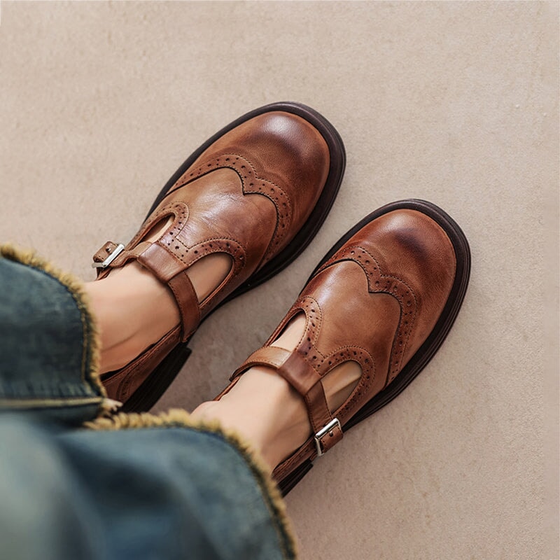 Zayana - Eleganckie Skórzane Buty