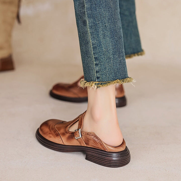Zayana - Eleganckie Skórzane Buty