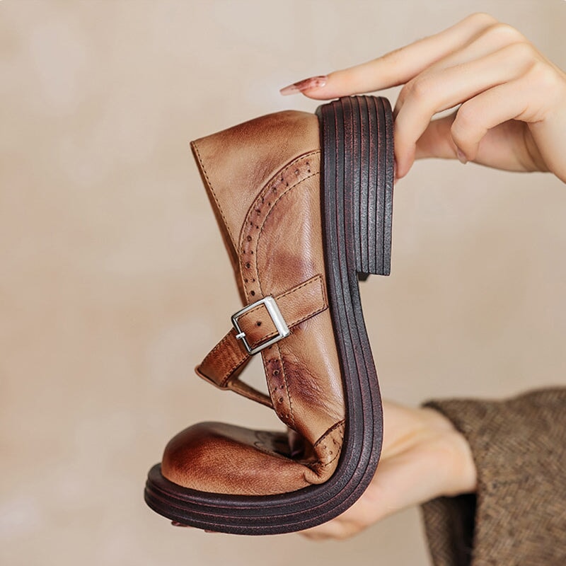 Zayana - Eleganckie Skórzane Buty