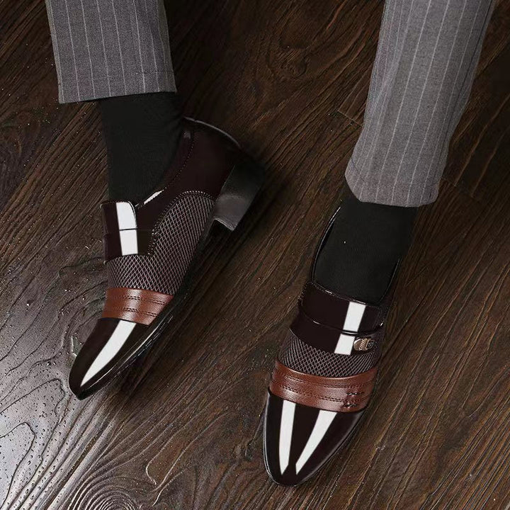 Vicente - Błyszczące Buty Wizytowe Premium