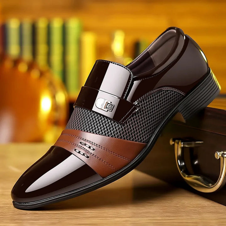 Vicente - Błyszczące Buty Wizytowe Premium