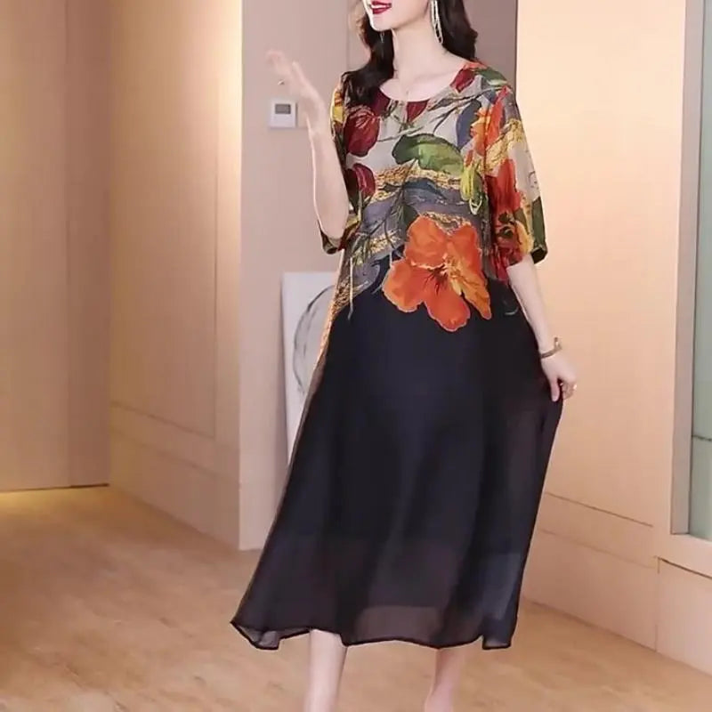 Debby – Elegancka Sukienka w Kwiatowy Wzór