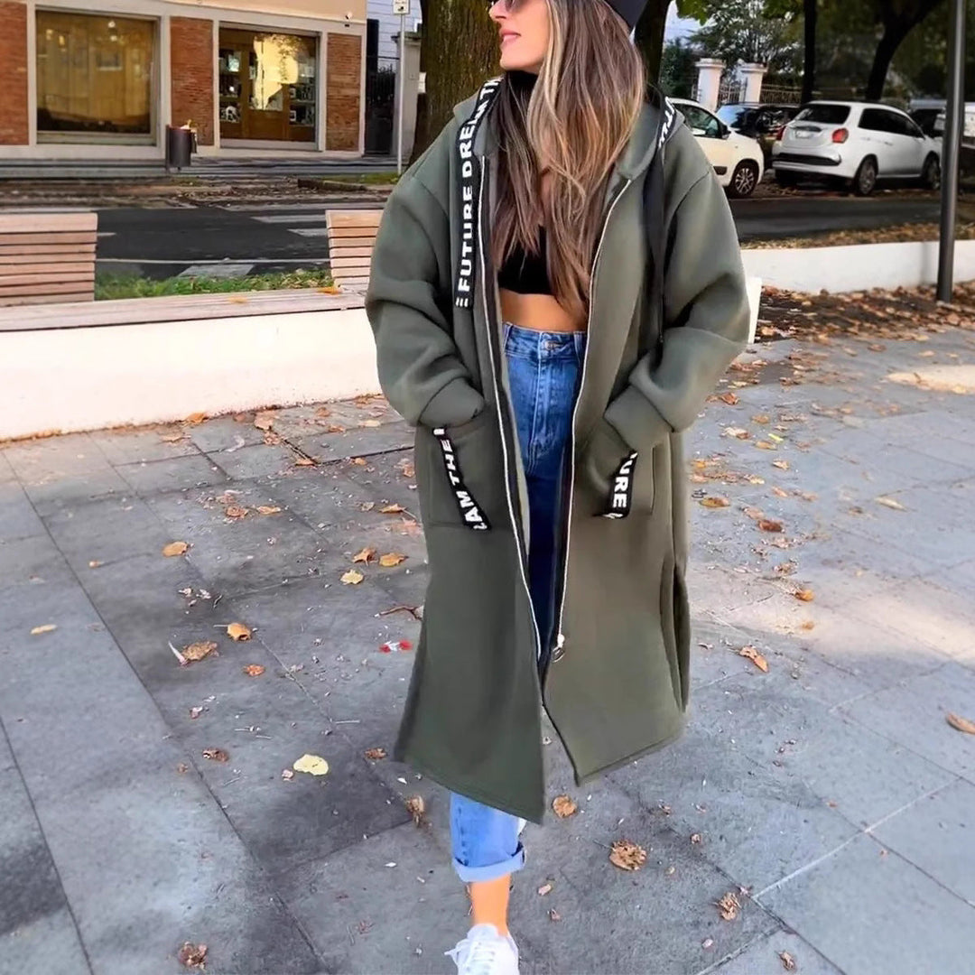 Aleixo – Elegancka Bluza z Długim Kapturem Bluza