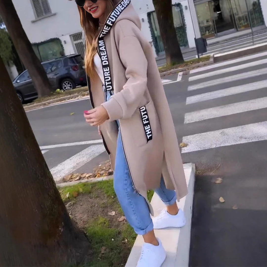 Aleixo – Elegancka Bluza z Długim Kapturem Bluza
