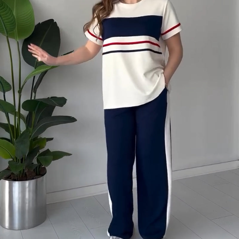 Bryaska – Zestaw Casualowy Składający Się z T-shirtu I Spodni