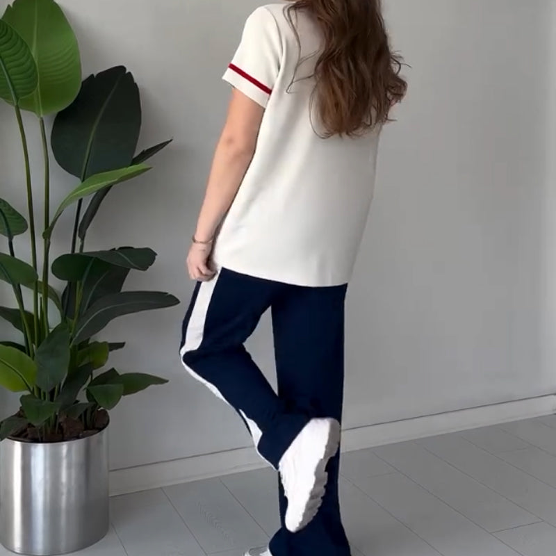 Bryaska – Zestaw Casualowy Składający Się z T-shirtu I Spodni