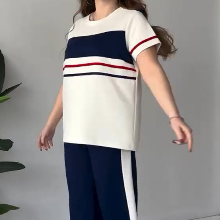 Bryaska – Zestaw Casualowy Składający Się z T-shirtu I Spodni