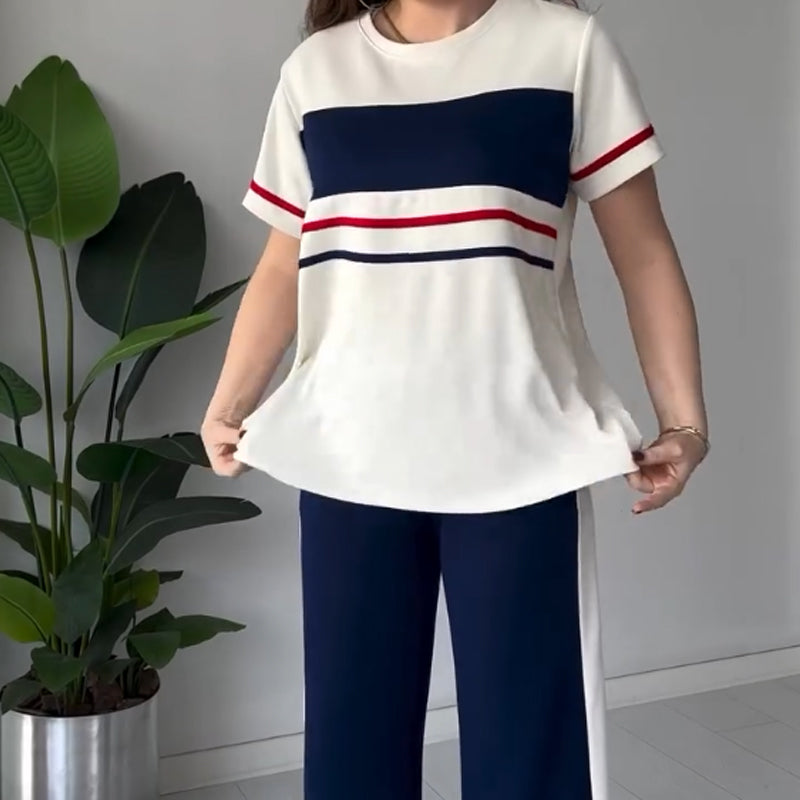 Bryaska – Zestaw Casualowy Składający Się z T-shirtu I Spodni
