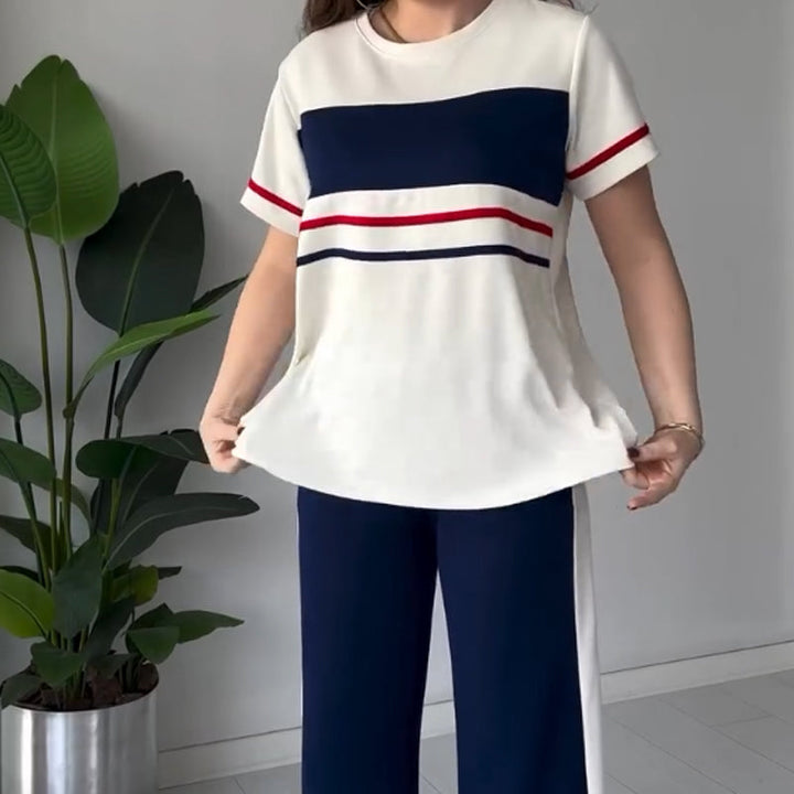 Bryaska – Zestaw Casualowy Składający Się z T-shirtu I Spodni