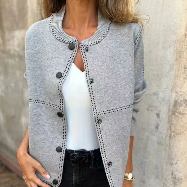 Eleanor – Kardigan z Zapięciem na Guziki