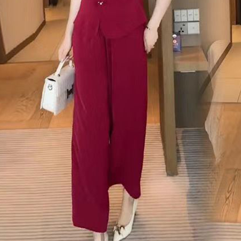 Eseniya - Elegancki Dwuczęściowy Zestaw Z Krótkim Rękawem