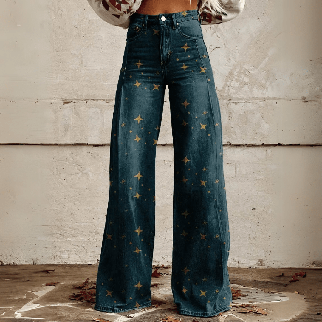 Mariola - Spodnie w Stylu Vintage Boho