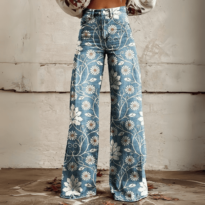 Mariola - Spodnie w Stylu Vintage Boho